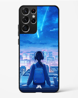 Meteor Showers Glass Case Phone Cover (Samsung)