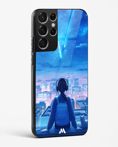 Meteor Showers Glass Case Phone Cover (Samsung)