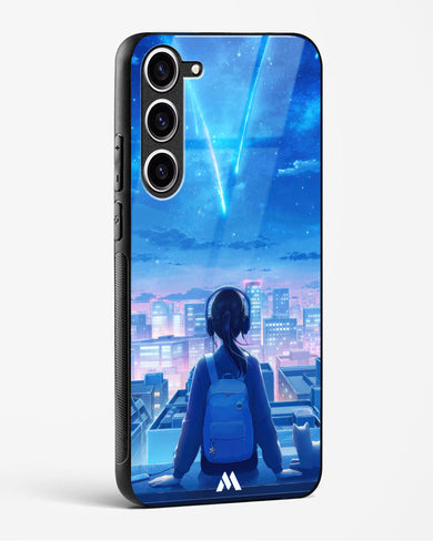 Meteor Showers Glass Case Phone Cover (Samsung)