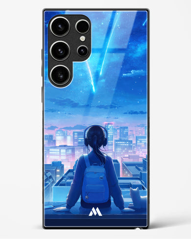 Meteor Showers Glass Case Phone Cover (Samsung)