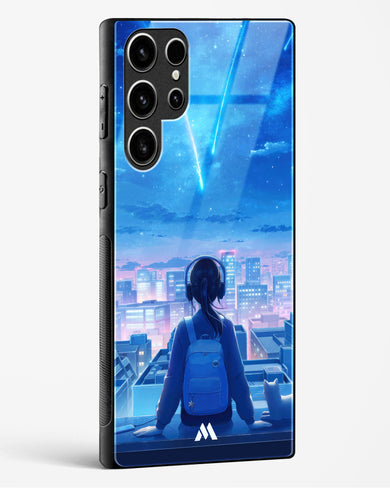 Meteor Showers Glass Case Phone Cover (Samsung)