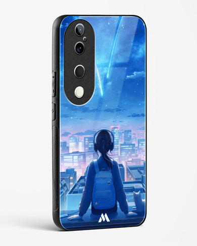 Meteor Showers Glass Case Phone Cover (Vivo)