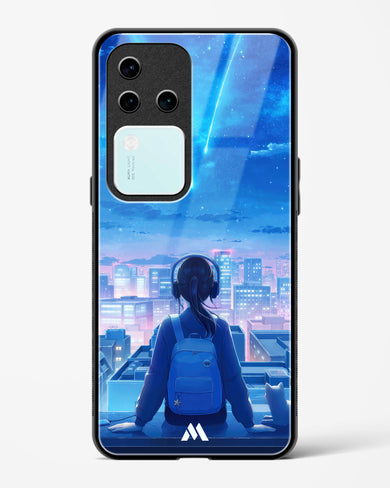 Meteor Showers Glass Case Phone Cover (Vivo)