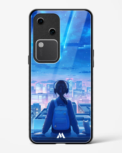 Meteor Showers Glass Case Phone Cover (Vivo)