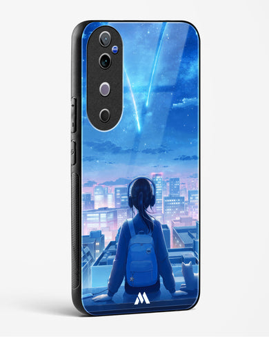 Meteor Showers Glass Case Phone Cover (Vivo)