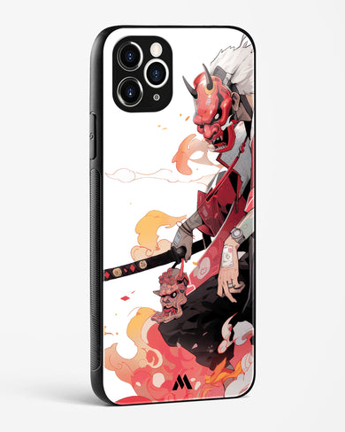 Samurai Devil Glass Case Phone Cover (Apple)