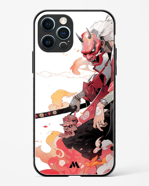 Samurai Devil Glass Case Phone Cover (Apple)