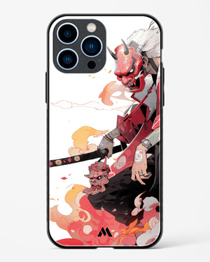 Samurai Devil Glass Case Phone Cover (Apple)