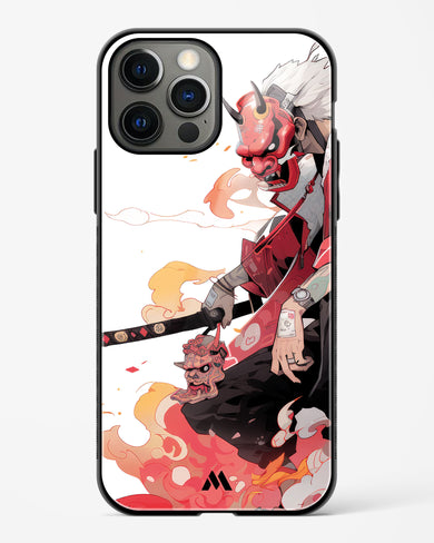 Samurai Devil Glass Case Phone Cover (Apple)