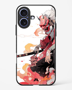 Samurai Devil Glass Case Phone Cover (Apple)