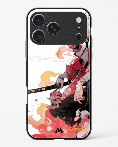 Samurai Devil Glass Case Phone Cover (Apple)