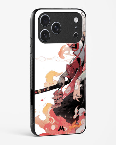 Samurai Devil Glass Case Phone Cover (Apple)