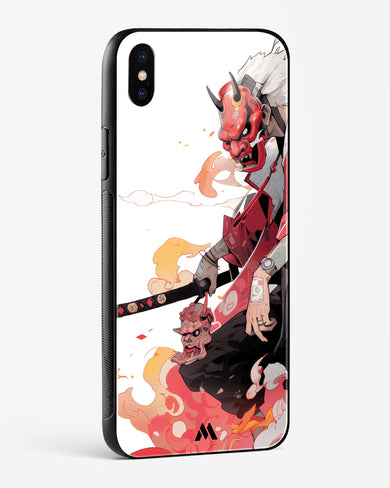 Samurai Devil Glass Case Phone Cover (Apple)