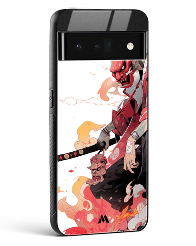 Samurai Devil Glass Case Phone Cover (Google)