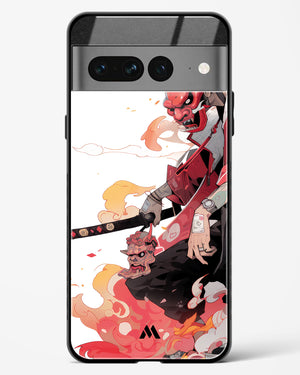 Samurai Devil Glass Case Phone Cover (Google)