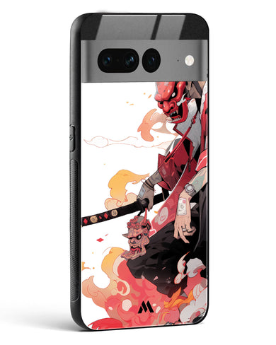 Samurai Devil Glass Case Phone Cover (Google)