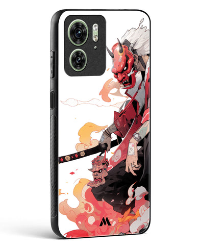 Samurai Devil Glass Case Phone Cover (Motorola)