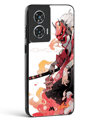 Samurai Devil Glass Case Phone Cover (Motorola)