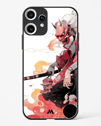 Samurai Devil Glass Case Phone Cover (Nothing)