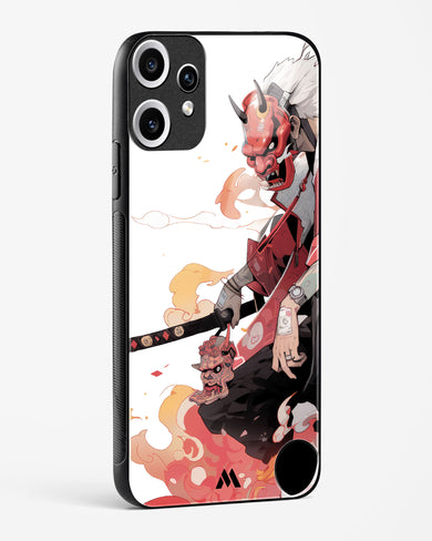 Samurai Devil Glass Case Phone Cover (Nothing)