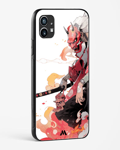 Samurai Devil Glass Case Phone Cover (Nothing)