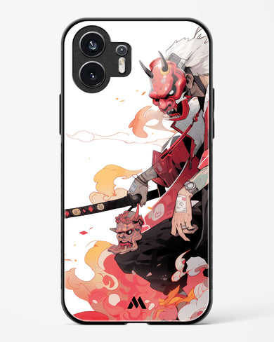 Samurai Devil Glass Case Phone Cover (Nothing)