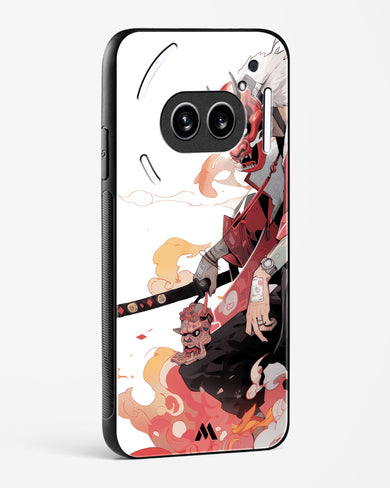 Samurai Devil Glass Case Phone Cover (Nothing)