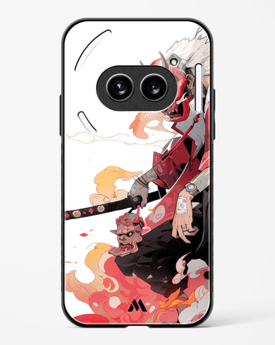 Samurai Devil Glass Case Phone Cover (Nothing)