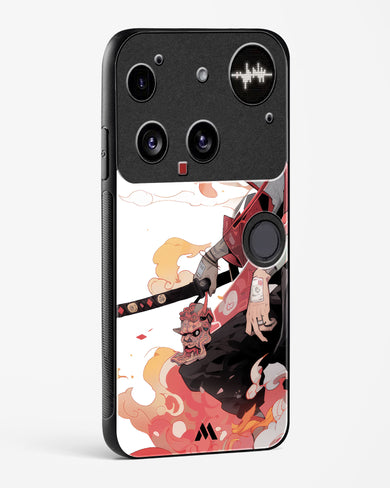 Samurai Devil Glass Case Phone Cover (Nothing)