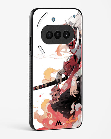 Samurai Devil Glass Case Phone Cover (Nothing)