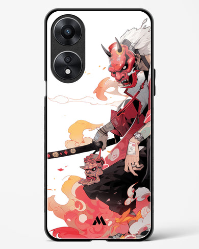 Samurai Devil Glass Case Phone Cover (Oppo)