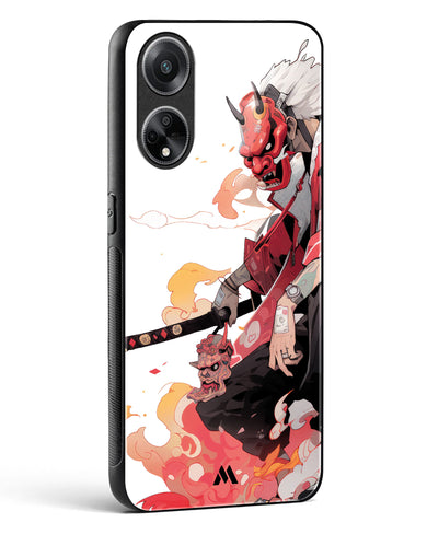 Samurai Devil Glass Case Phone Cover (Oppo)