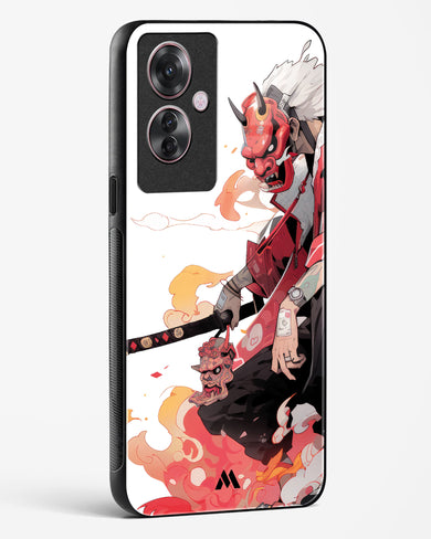 Samurai Devil Glass Case Phone Cover (Oppo)