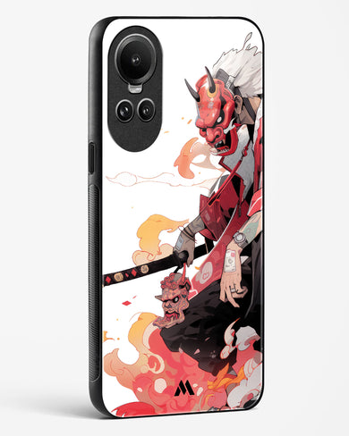 Samurai Devil Glass Case Phone Cover (Oppo)