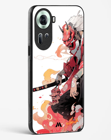 Samurai Devil Glass Case Phone Cover (Oppo)