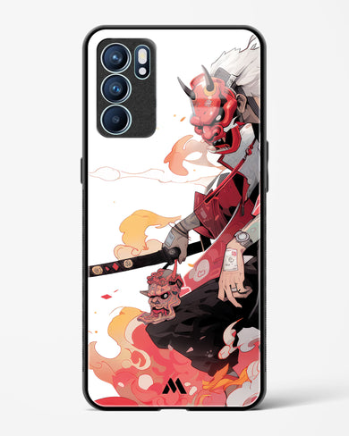 Samurai Devil Glass Case Phone Cover (Oppo)