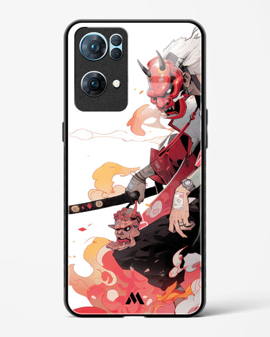 Samurai Devil Glass Case Phone Cover (Oppo)