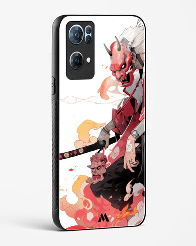 Samurai Devil Glass Case Phone Cover (Oppo)