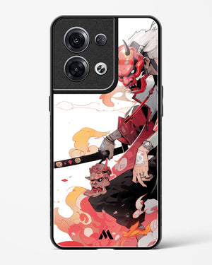 Samurai Devil Glass Case Phone Cover (Oppo)