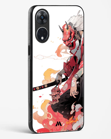 Samurai Devil Glass Case Phone Cover (Oppo)