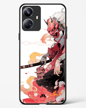 Samurai Devil Glass Case Phone Cover (Realme)