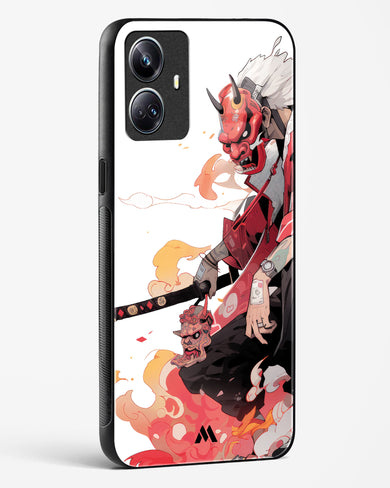 Samurai Devil Glass Case Phone Cover (Realme)