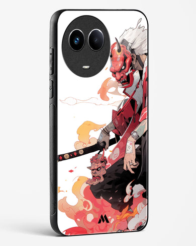 Samurai Devil Glass Case Phone Cover (Realme)