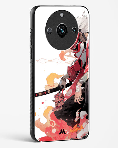 Samurai Devil Glass Case Phone Cover (Realme)