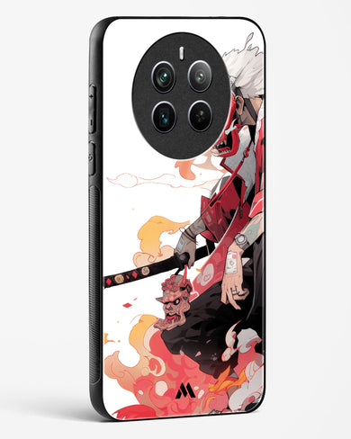 Samurai Devil Glass Case Phone Cover (Realme)