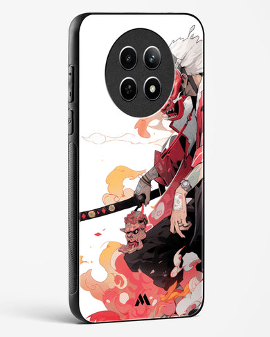 Samurai Devil Glass Case Phone Cover (Realme)