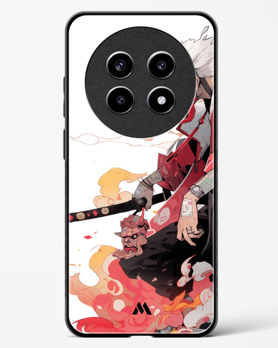 Samurai Devil Glass Case Phone Cover (Realme)