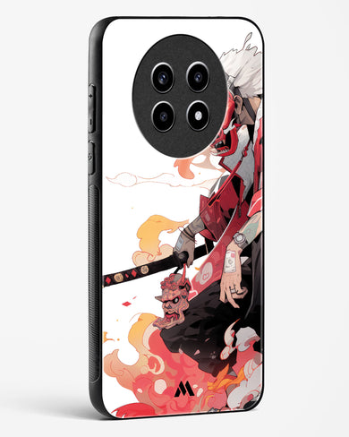 Samurai Devil Glass Case Phone Cover (Realme)