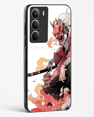 Samurai Devil Glass Case Phone Cover (Realme)