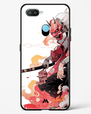 Samurai Devil Glass Case Phone Cover (Realme)